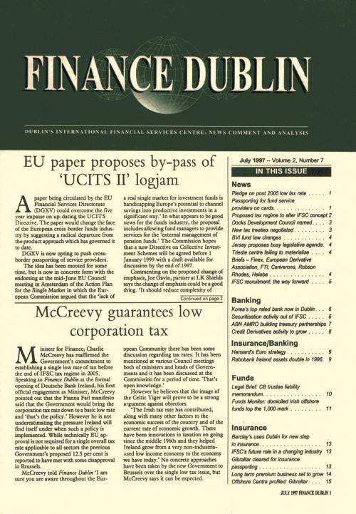 July 1997 Issue of Finance Dublin