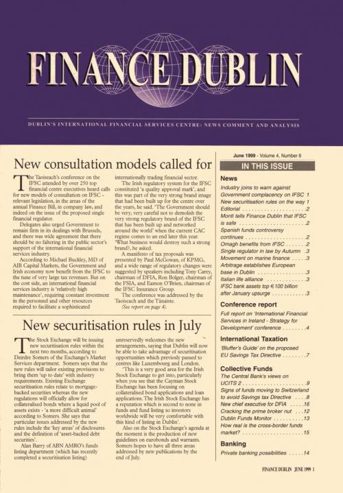 June 1999 Issue of Finance Dublin