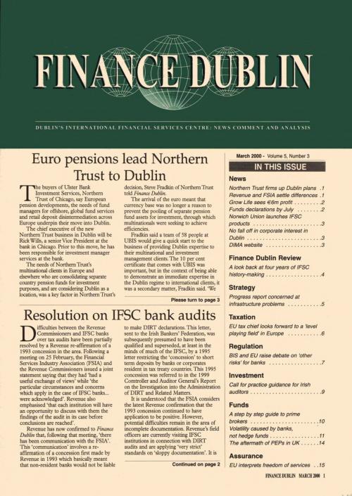 March 2000 Issue of Finance Dublin