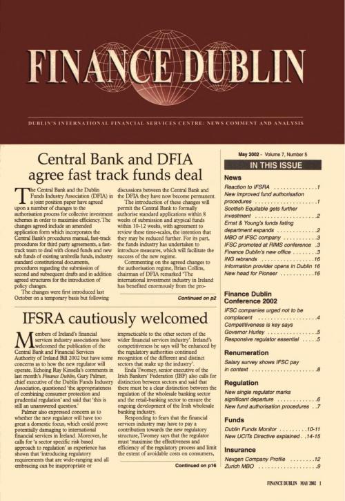 May 2002 Issue of Finance Dublin
