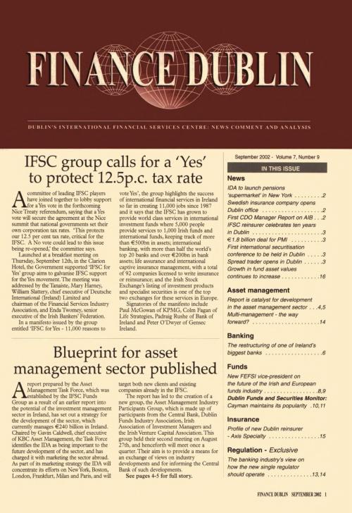 September 2002 Issue of Finance Dublin