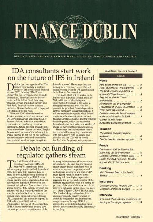 March 2004 Issue of Finance Dublin