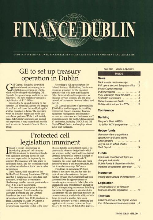 April 2004 Issue of Finance Dublin