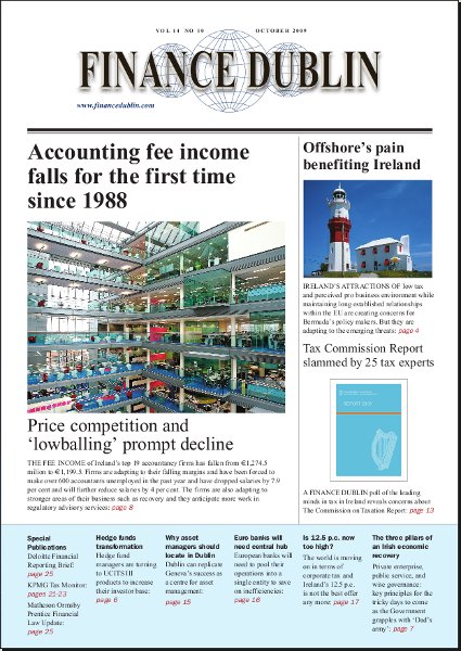October 2009 Issue of Finance Dublin