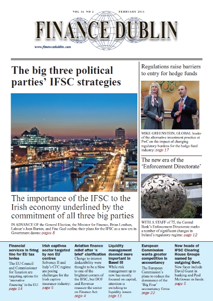 February 2011 Issue of Finance Dublin