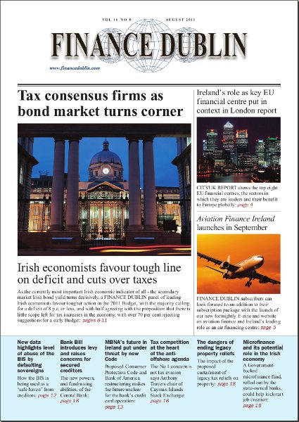August 2011 Issue of Finance Dublin