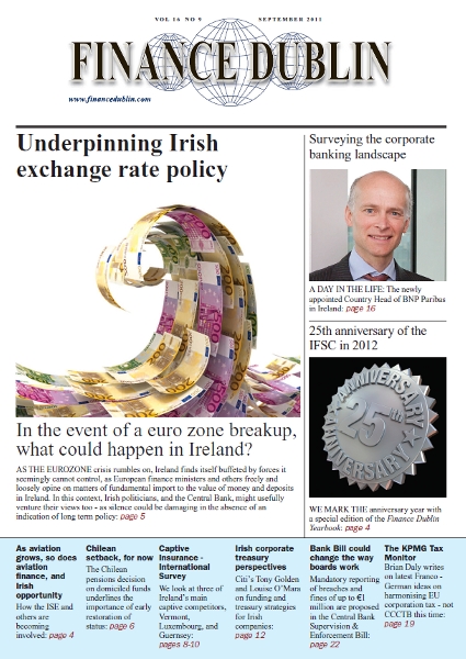 September 2011 Issue of Finance Dublin