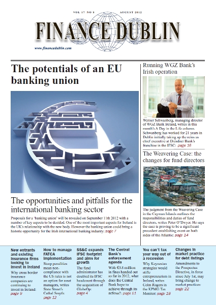 August 2012 Issue of Finance Dublin