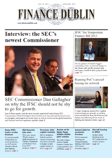 January 2013 Issue of Finance Dublin
