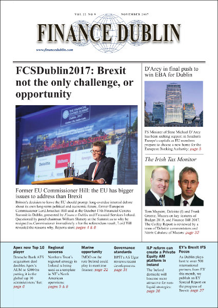 November 2017 Issue of Finance Dublin