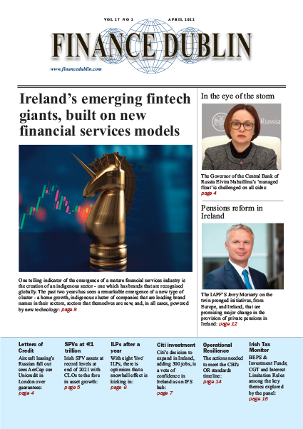 April 2022 Issue of Finance Dublin