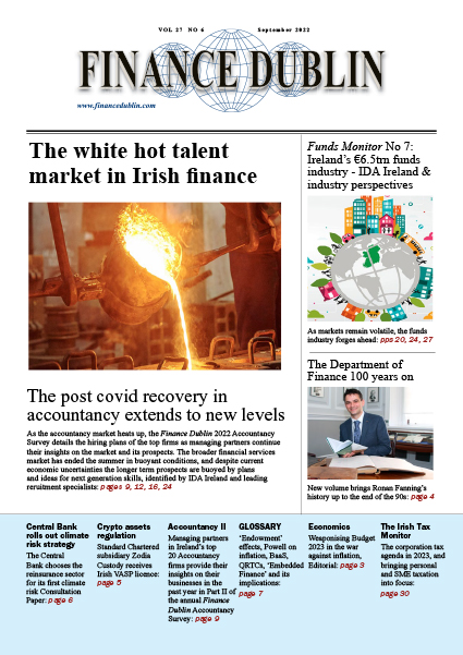 September 2022 Issue of Finance Dublin