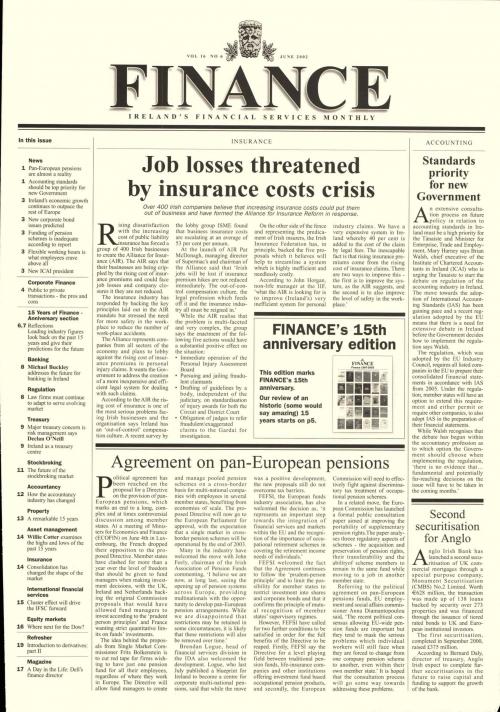 June 2002 Issue of Finance Magazine