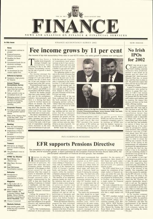 July 2002 Issue of Finance Magazine
