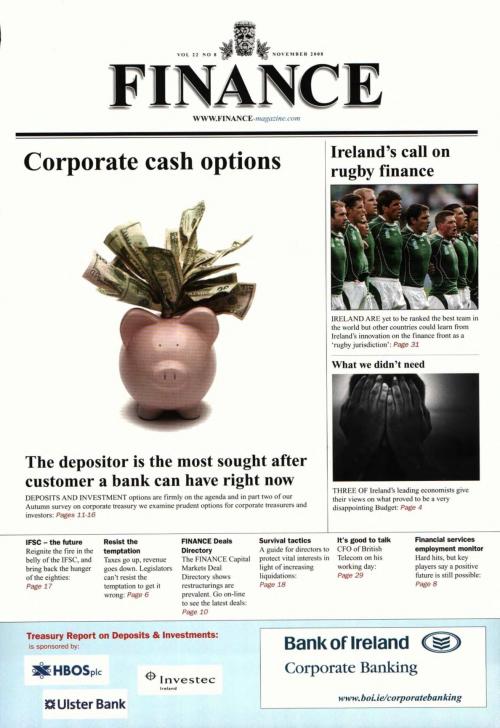 November 2008 Issue of Finance Magazine